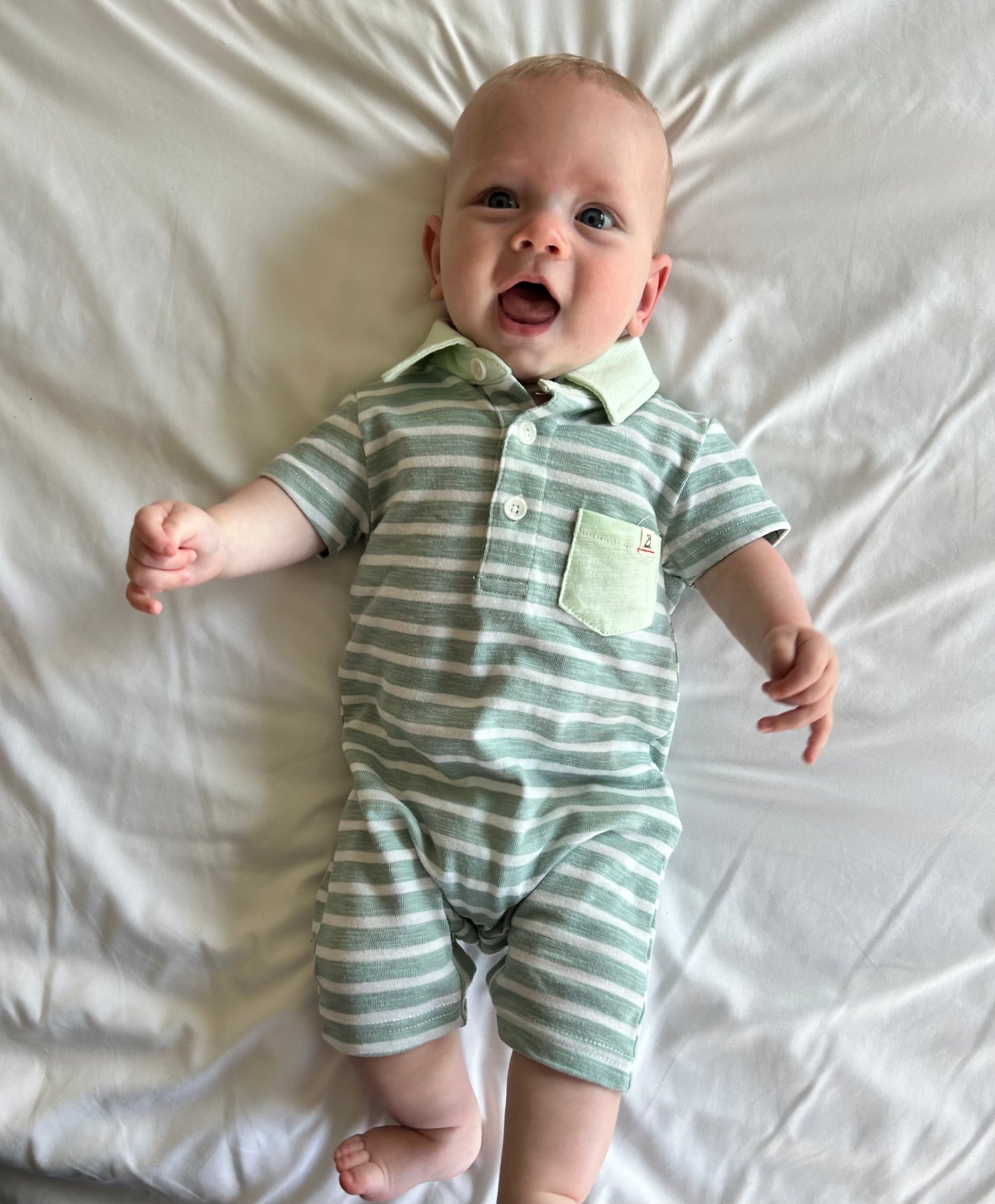 Me & Henry - Saltash Romper in Sage