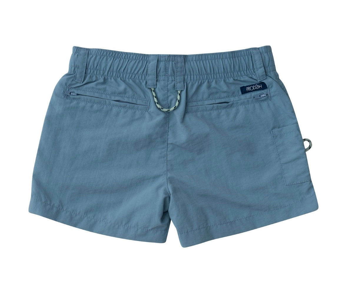 Boys Outrigger Performance Short in Provincial Blue