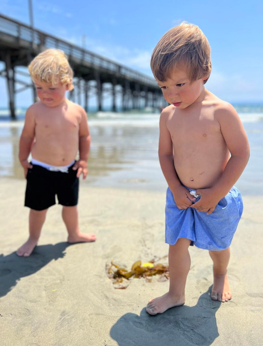 Me & Henry - Splash Swim Shorts in Blue