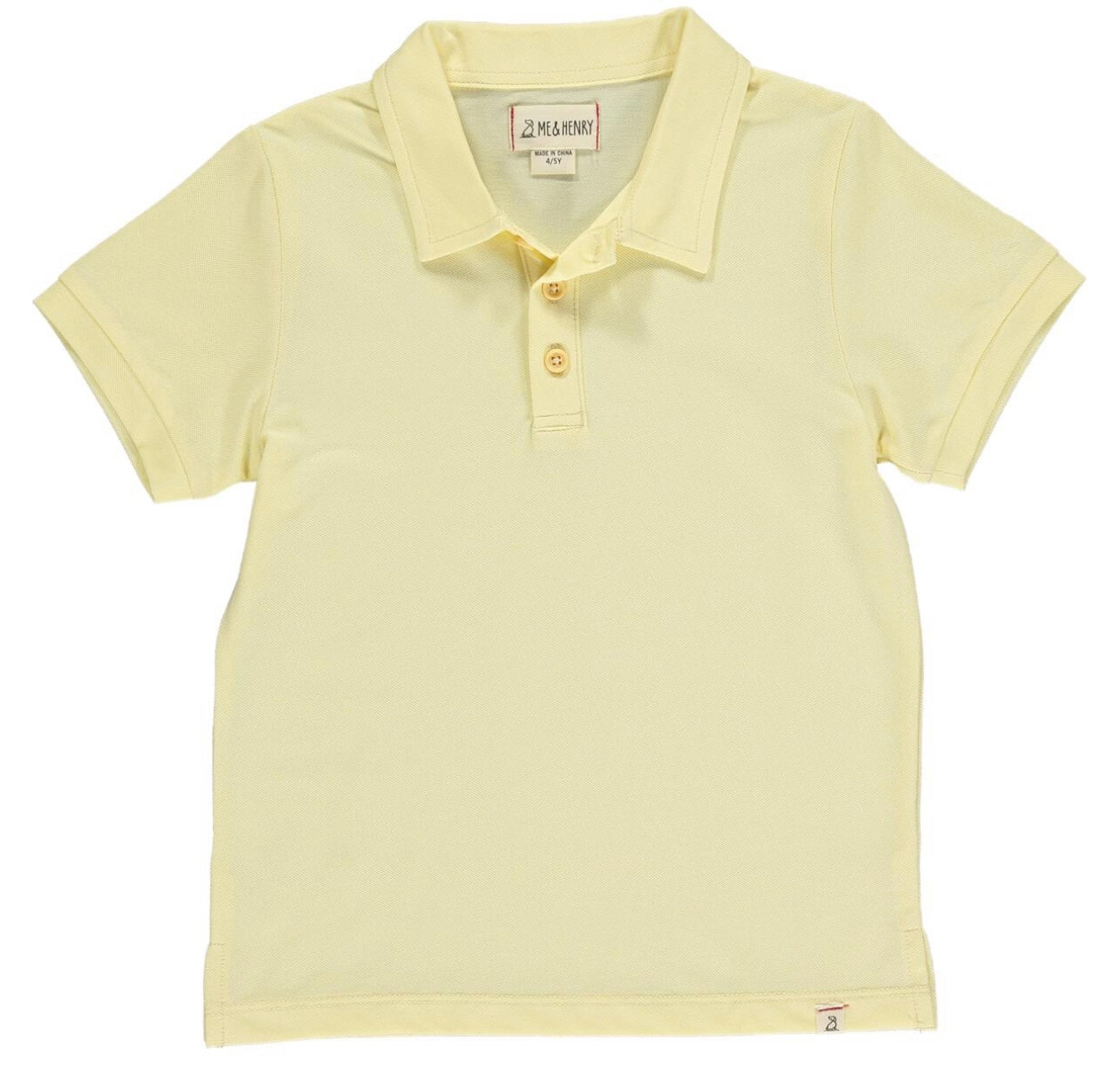 Me & Henry - Shipping Polo in Lemon Pique