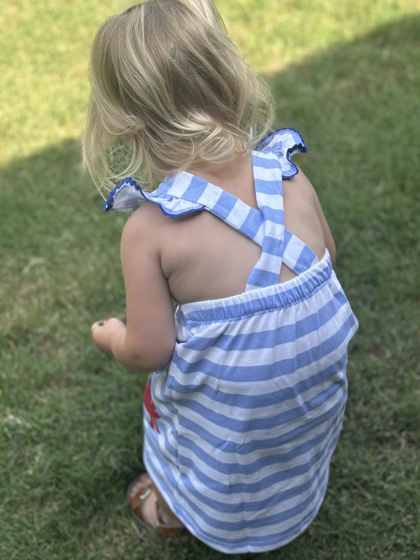 Light Blue Crab Dress