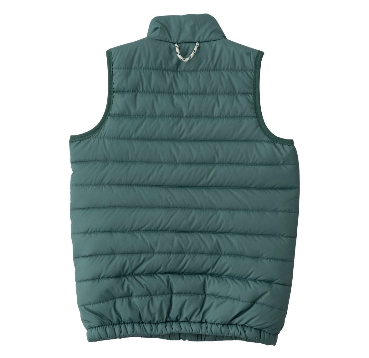 Puffer Vest in Posy Green with Sea Turtle Liner