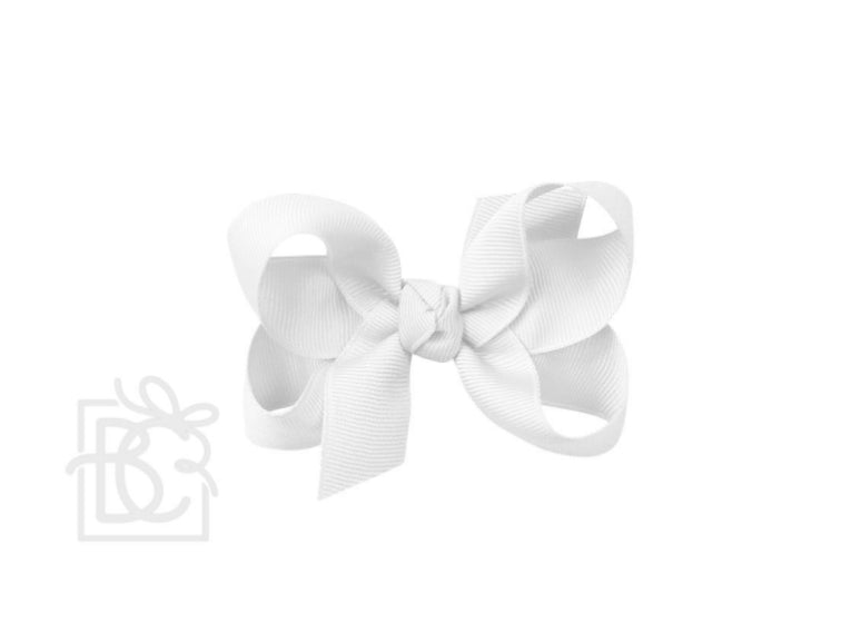 Signature Grosgrain Double Knot Bow on Alligator Clip