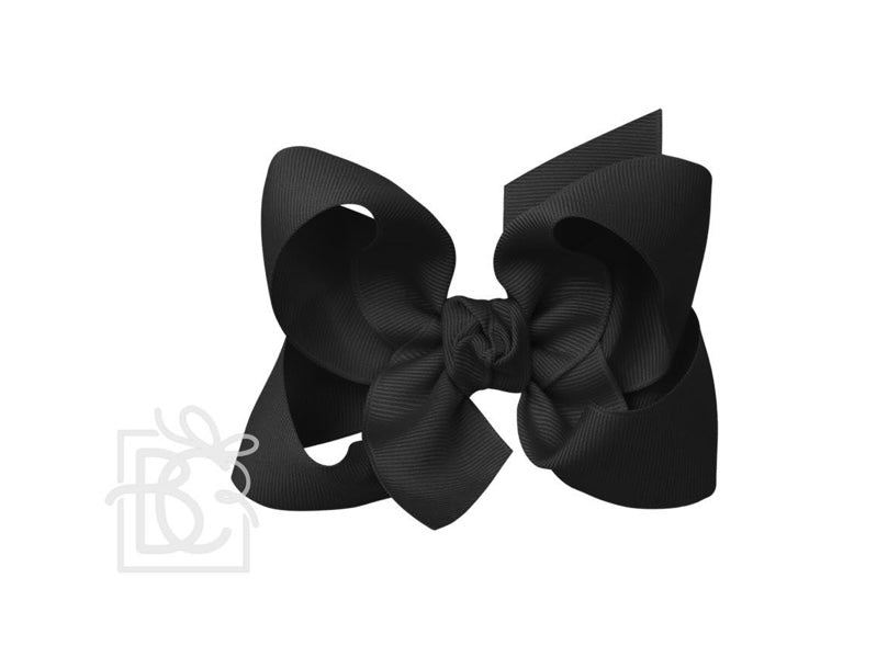 Signature Grosgrain Double Knot Bow on Alligator Clip
