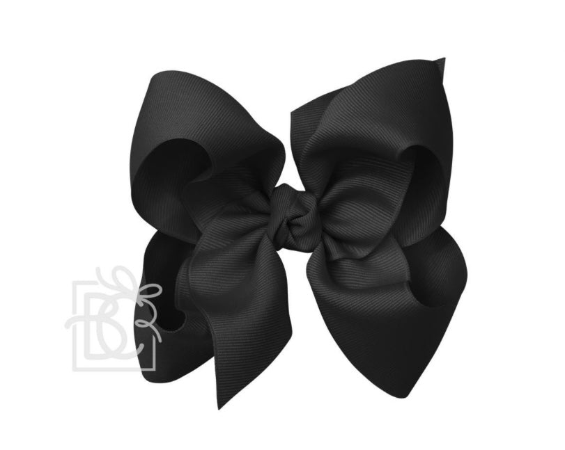 Signature Grosgrain Double Knot Bow on Alligator Clip