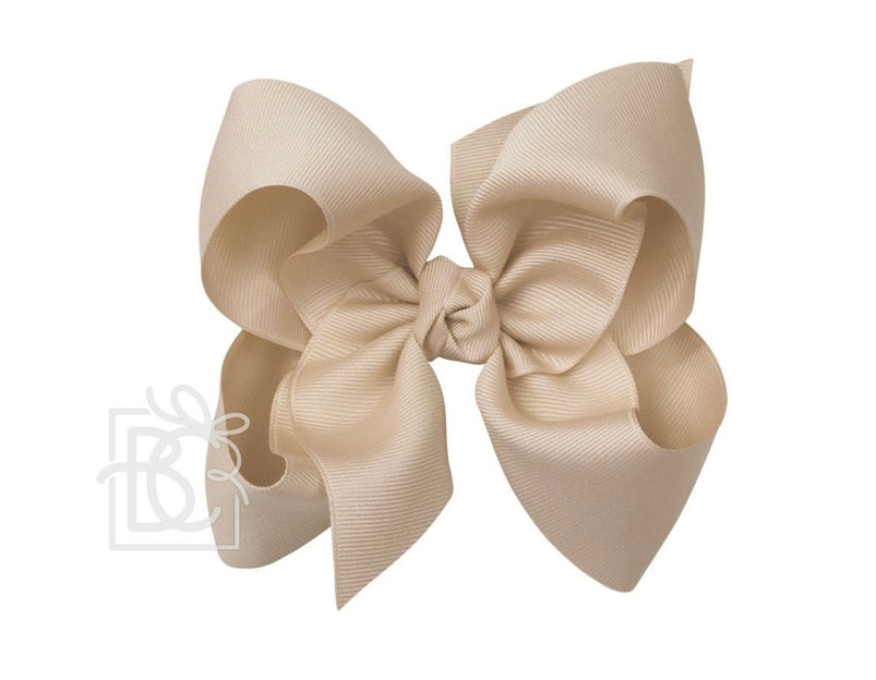 Signature Grosgrain Double Knot Bow on Alligator Clip
