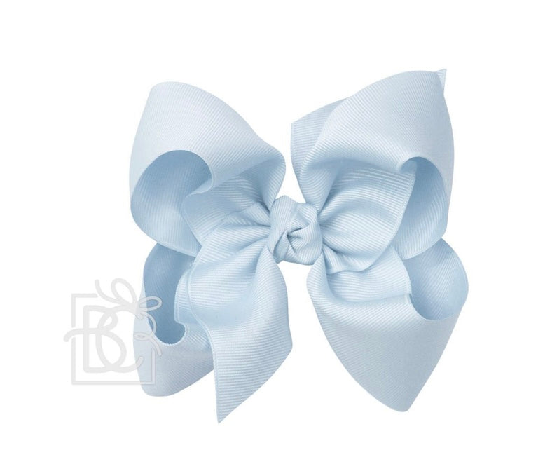 Signature Grosgrain Double Knot Bow on Alligator Clip