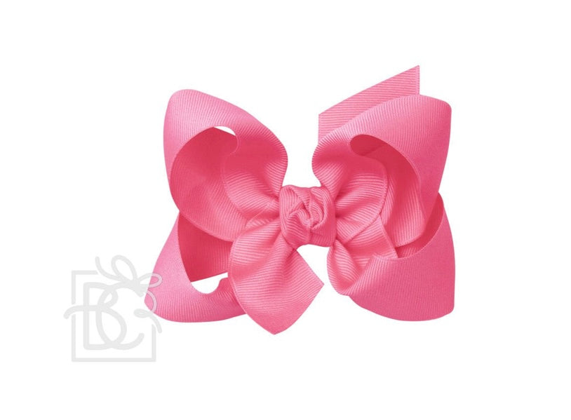 Signature Grosgrain Double Knot Bow on Alligator Clip