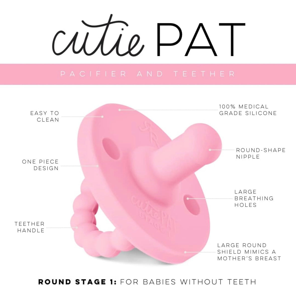 Ryan and Rose Bulb Pacifier + Teether