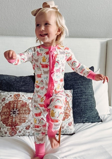 Party Puppy Ruffle Romper