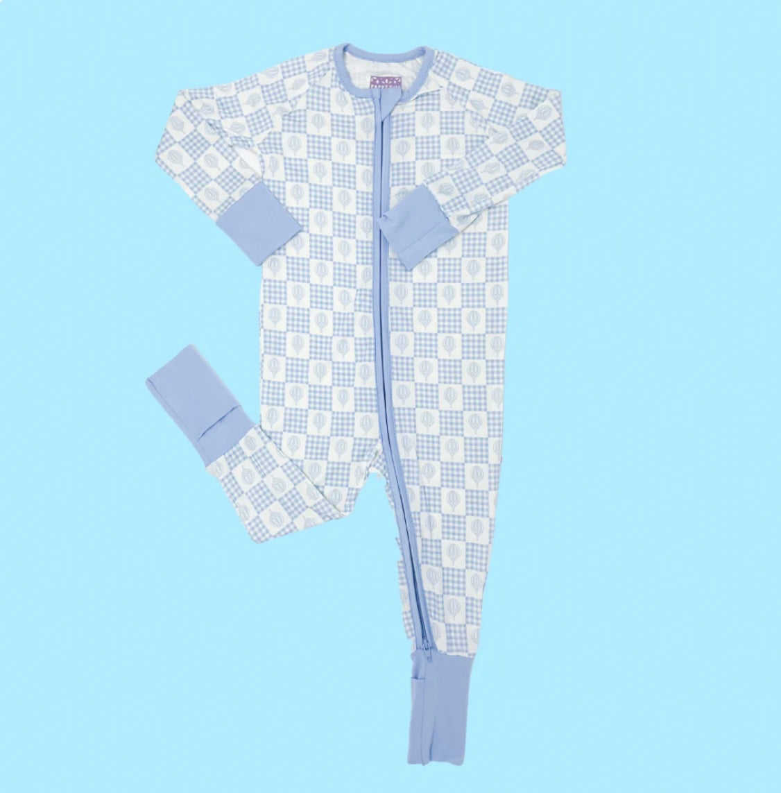 Hot Air Balloon Zipper Romper