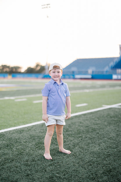 Purple Stripe Boys’ Polo