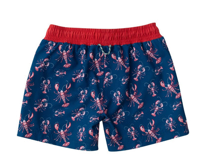 Boys Boogie Board Swim Trunk in Lobster Print