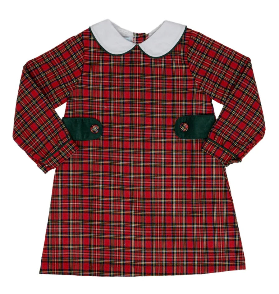 Oaklyn Red Tartan Dress
