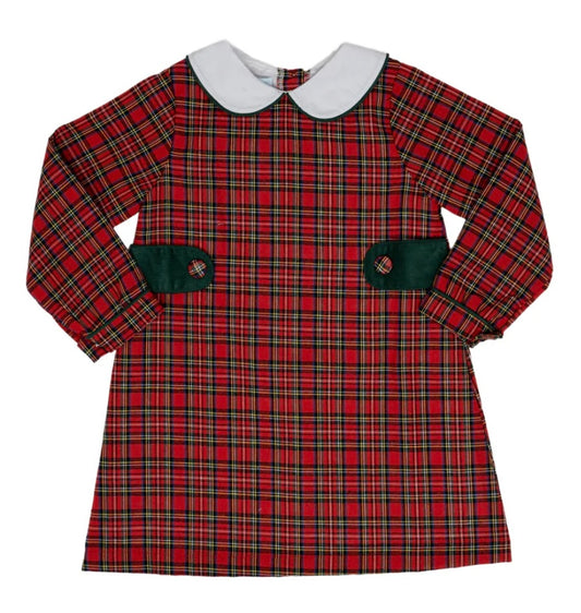 Oaklyn Red Tartan Dress