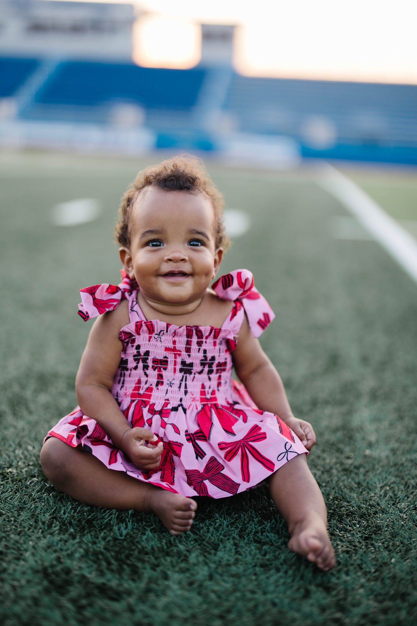 Red & Black Bows Diaper Cover Set