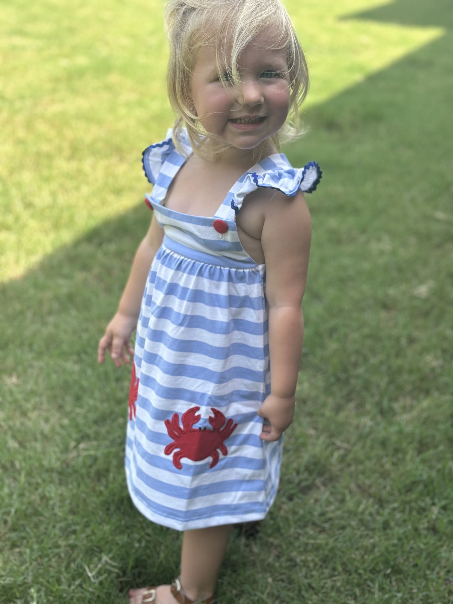 Light Blue Crab Dress