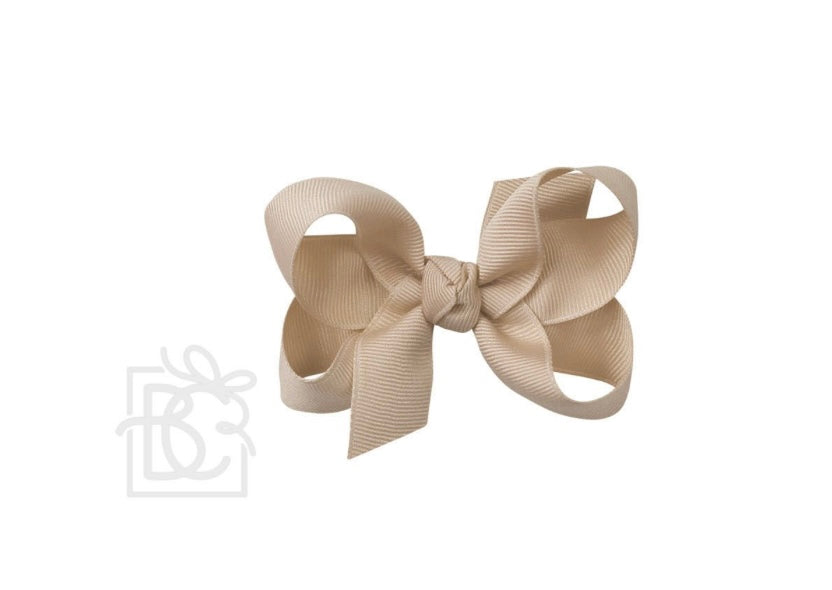 Signature Grosgrain Double Knot Bow on Alligator Clip