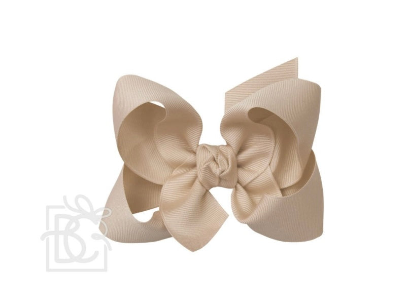 Signature Grosgrain Double Knot Bow on Alligator Clip