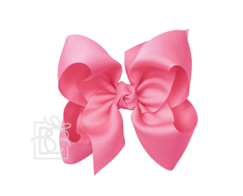 Signature Grosgrain Double Knot Bow on Alligator Clip