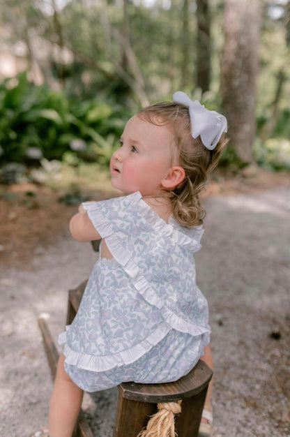 Pastel Floral Cross Back Bloomer Set