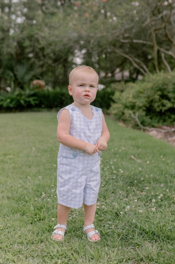 Watercolor Gingham Jon Jon