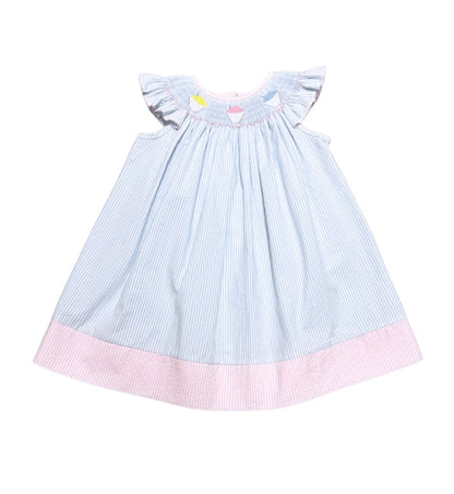 Snowball Bishop Smock Angel Wing Dress
