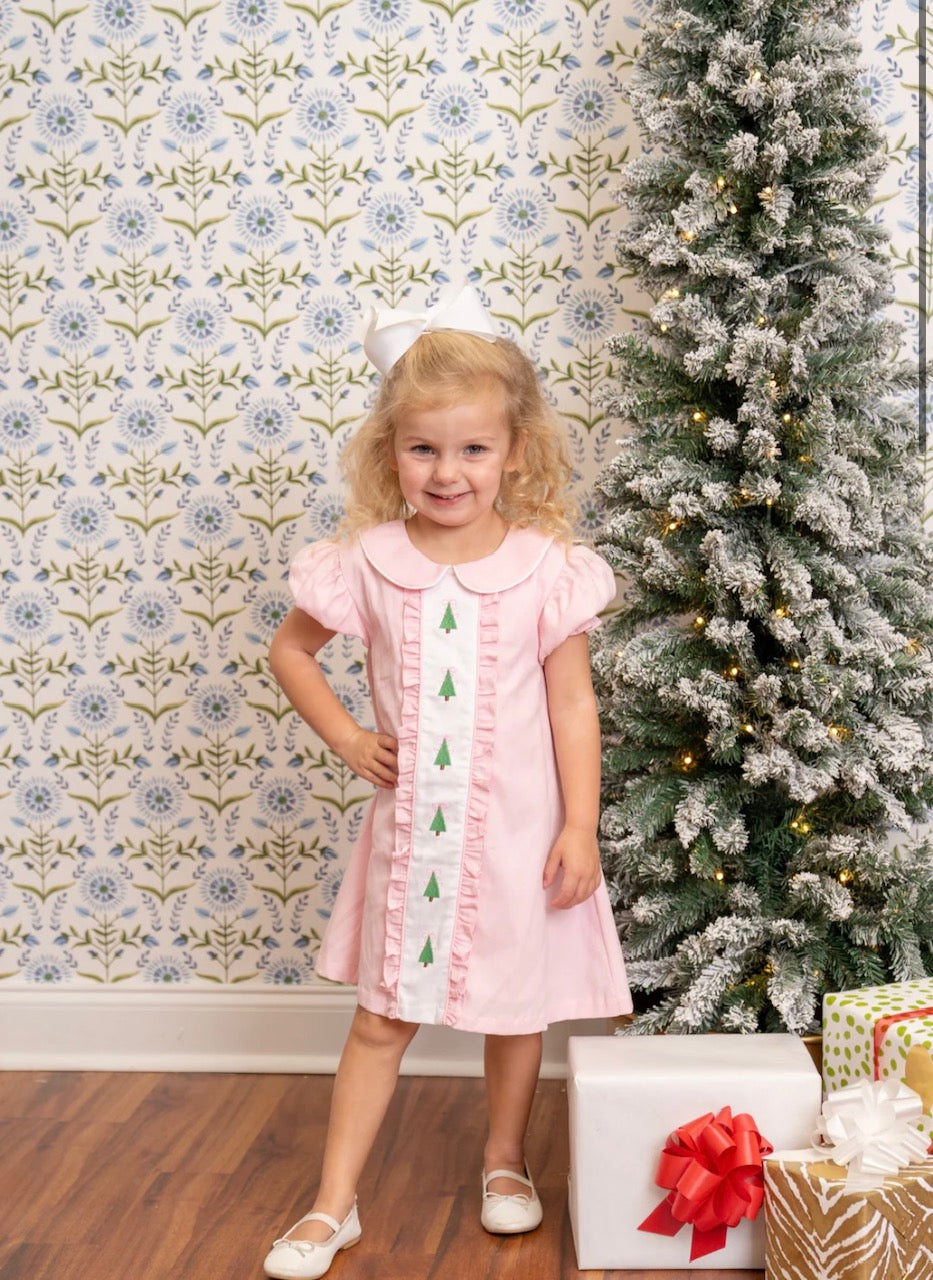 Christina Pink Christmas Tree Dress