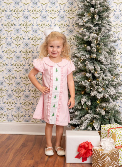 Christina Pink Christmas Tree Dress