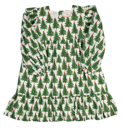 Christmas Tree Print Dress