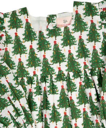 Christmas Tree Print Dress
