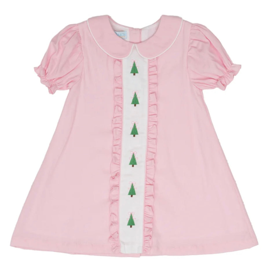 Christina Pink Christmas Tree Dress